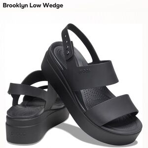 Crocs Brooklyn Women's Slingback Wedge Sandals